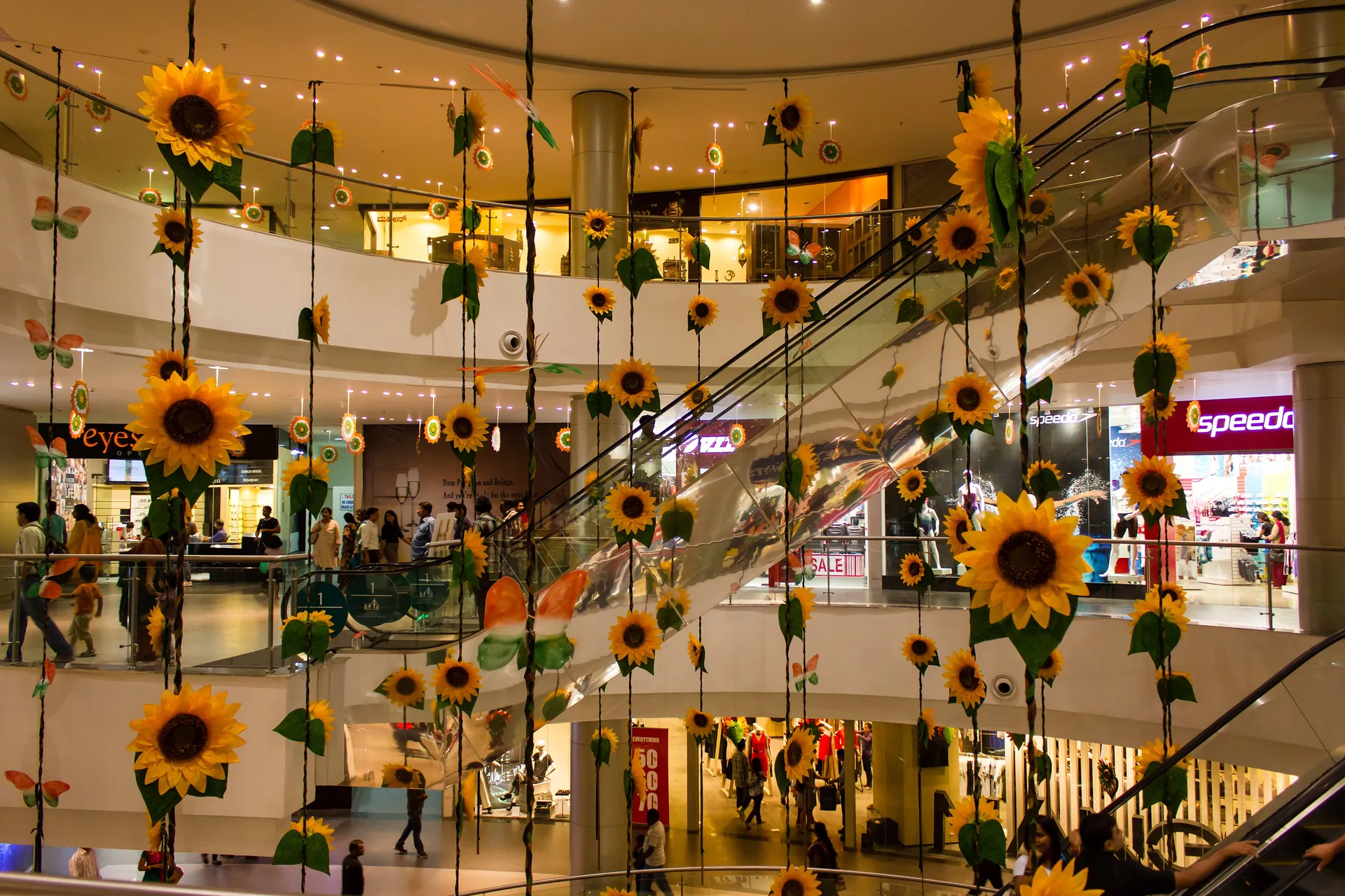 Atrium of Phoenix Marketcity mall in Whitefield, Bengaluru